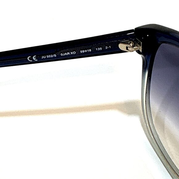Juicy Couture Gradient Blue Square Sunglasses JU 602/S Women’S 135mm UV Protecti - Picture 4 of 5